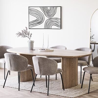 House Nordic Serra ruokapöytä 210x110 cm saarni